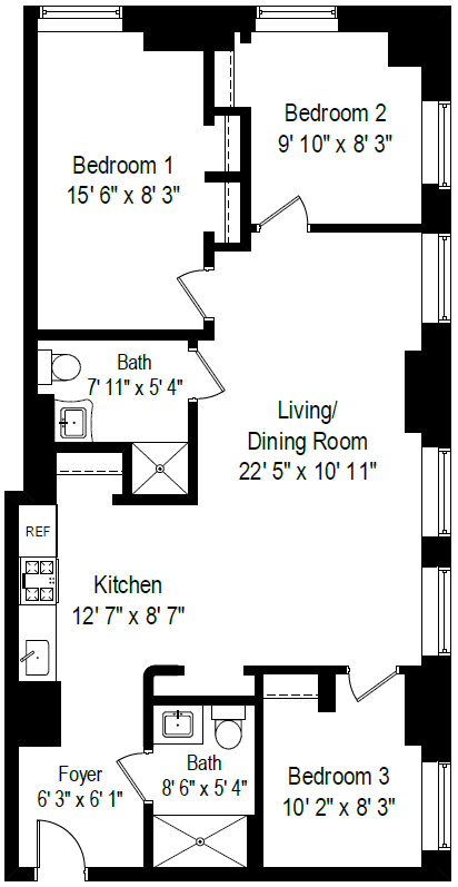 55 East Washington St Studio-3 Beds Apartment for Rent - Photo Gallery 38